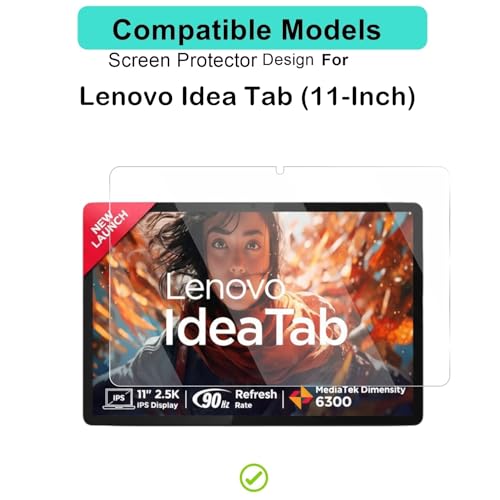 Wisely Premium Screen Protector Compatible for LENOVO IDEA TAB |11-inch| Anti-Scratch Tablet Glass Guard - 9H Ultimate Protection -Bubble-Free Easy installation kit - HD Clear - Image 2