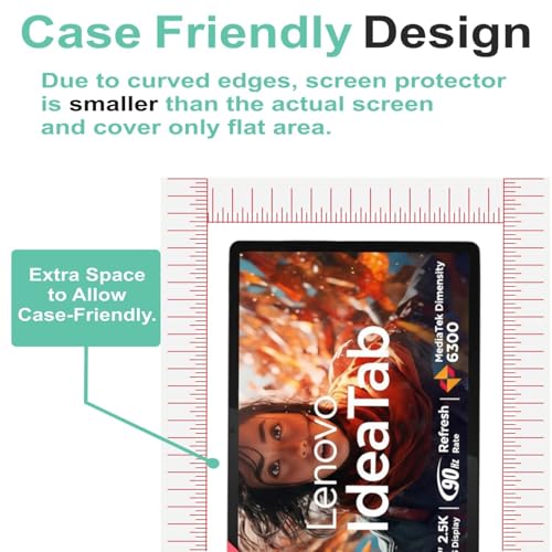 Wisely Premium Screen Protector Compatible for LENOVO IDEA TAB |11-inch| Anti-Scratch Tablet Glass Guard - 9H Ultimate Protection -Bubble-Free Easy installation kit - HD Clear - Image 4
