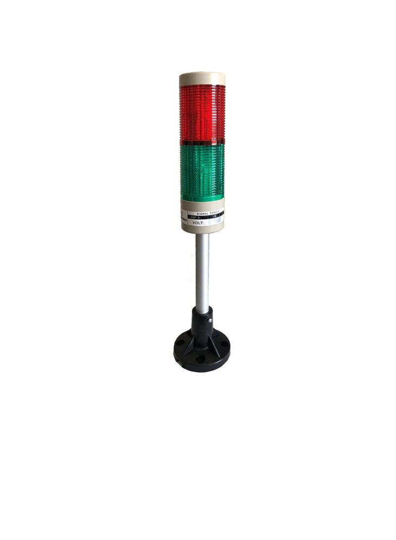 Industrial Stack Light LED Red & Green Flashing ARPF5RG Auspicious - Image 1