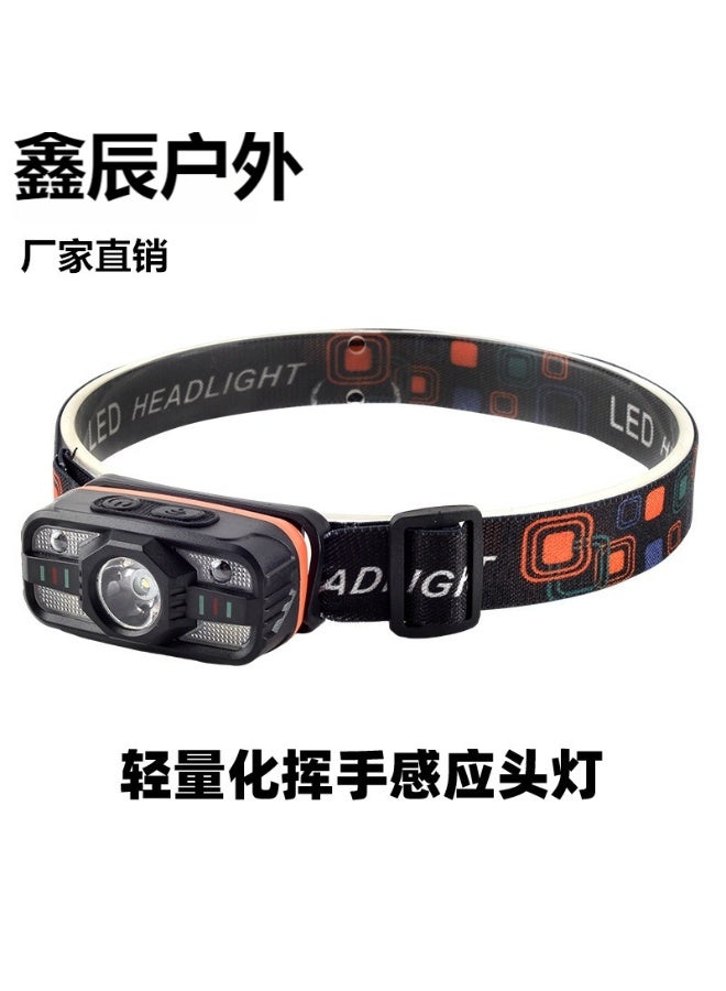 LED Motion Sensor Rechargeable Headlamp – Super Bright Hands-Free Headlight with Adjustable Strap and Multiple Light Modes - Image 3