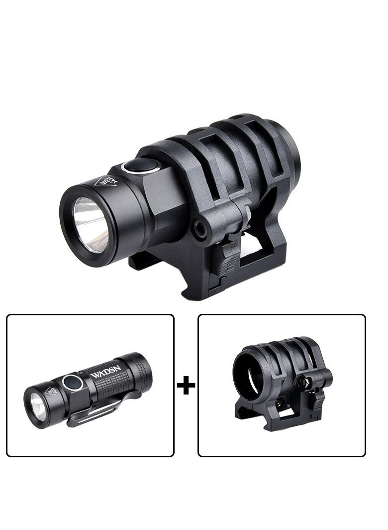 Led Tactical Helmet Arc Rail Light,  Survival Safety Lamp With Hat, Fast Helmet Flashlight Strobe For Emergency Survival Outdoor  - Image 1