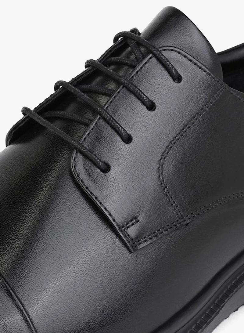 LBL by Shoexpress BLACK Men Lace-Up Derby Shoes for Men | Best Price UAE