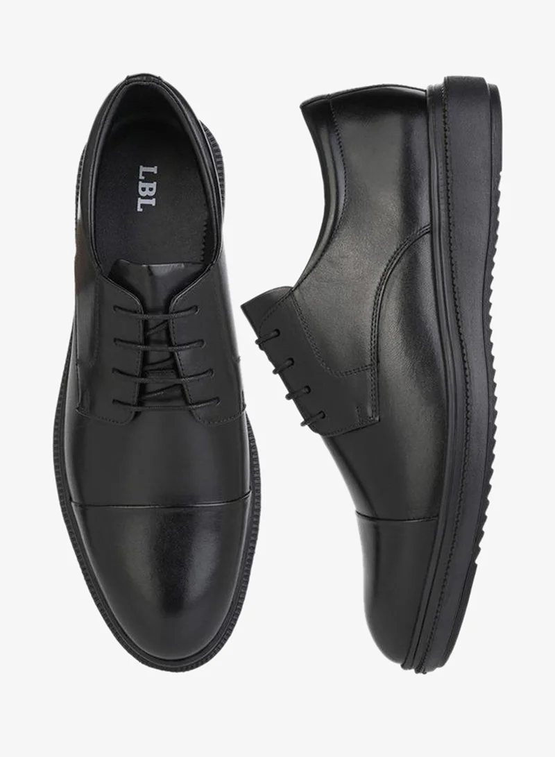 LBL by Shoexpress BLACK Men Lace-Up Derby Shoes for Men | Best Price UAE