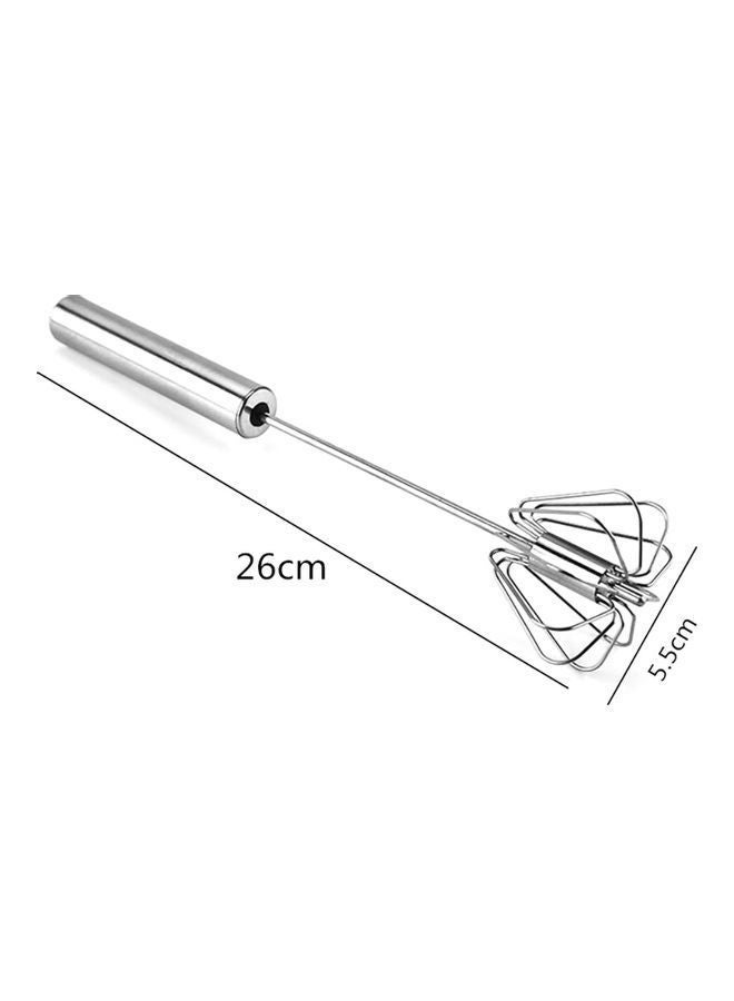 NIBEMINENT Stainless Steel Egg Whisk Silver - Image 5