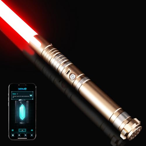 DAMIENSABER Upgrade RGB30 Smooth Swing Light Saber Motion Control Light Saber with Realistic 16 Sound Fonts Infinite Color Changing 16 RGB Heavy Dueling Metal Light Sabers for Adults Rechargeable - Image 1
