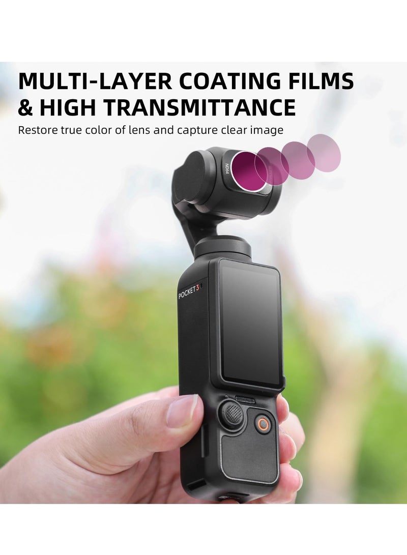 أوسمو جيب 3 كاميرا فلتر CPL ND8 ND16 عدسة فلتر غطاء الرأس ، ينطبق على dji أوسمو جيب 3 ( CPL + ND8 + ND16 ) - Image 2