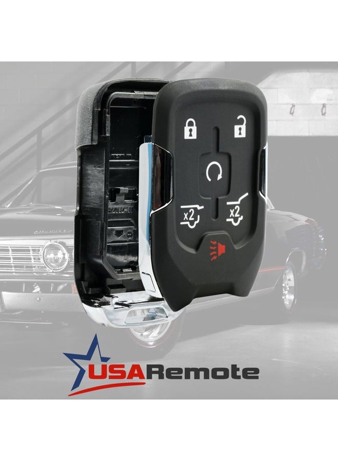 USARemote غطاء ذكي لمفتاح فوب للدخول بدون مفتاح يناسب 2014 2015 2016 2017 شيفروليه تاهو سوبربان / جي إم سي يوكون (HYQ1AA) - Image 3