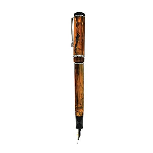 Conklin Duragraph Fountain Pen Amber - Fine Nib, Luxury Writing Instrument, Warm Amber Finish - Image 3