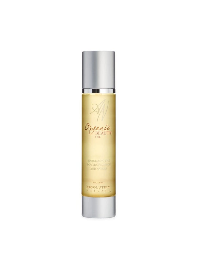 Absolutely Natural Organic Beauty Oil 4Oz With Vitamin E Olive And Rosehips Oils Made In Usa  - Image 1