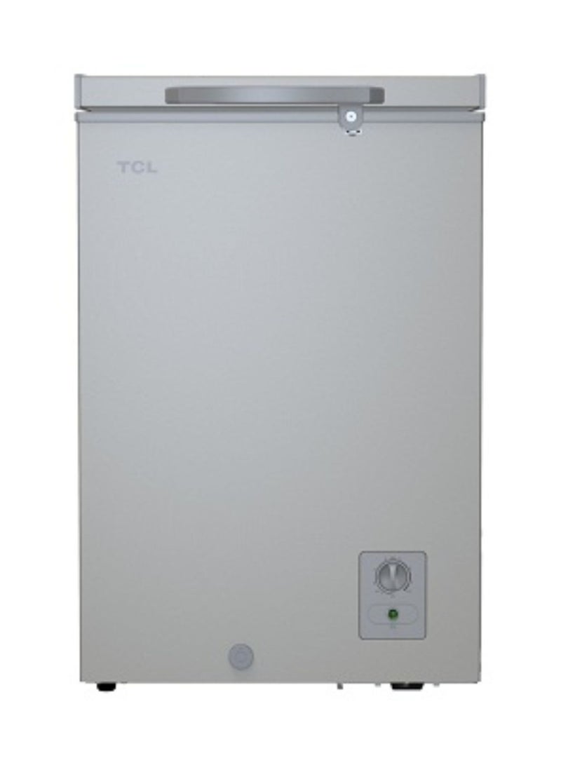 TCL 130 Liter Chest Freezer With Compact Deep Freezer with Mechanical Temperature Control, Front Drain Water Outlet, Power Indicator, Storage Basket, Energy Efficient Freezing for Home Use - Grey (Model F130CFG) 130 L 215 kW F130CFG grey - Image 1