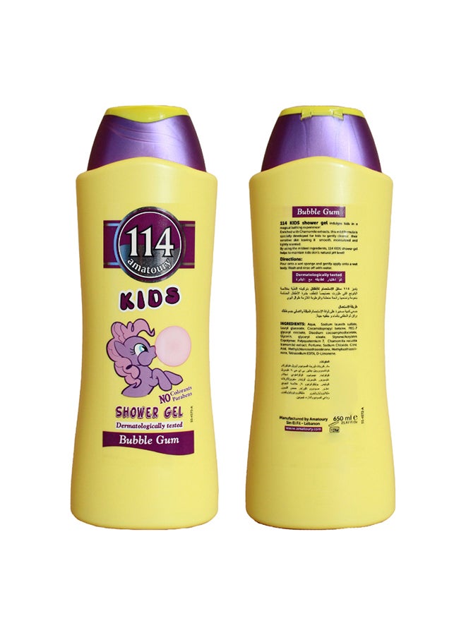 Bain Douche Kids Bubble Gum Shower Gel 650ml