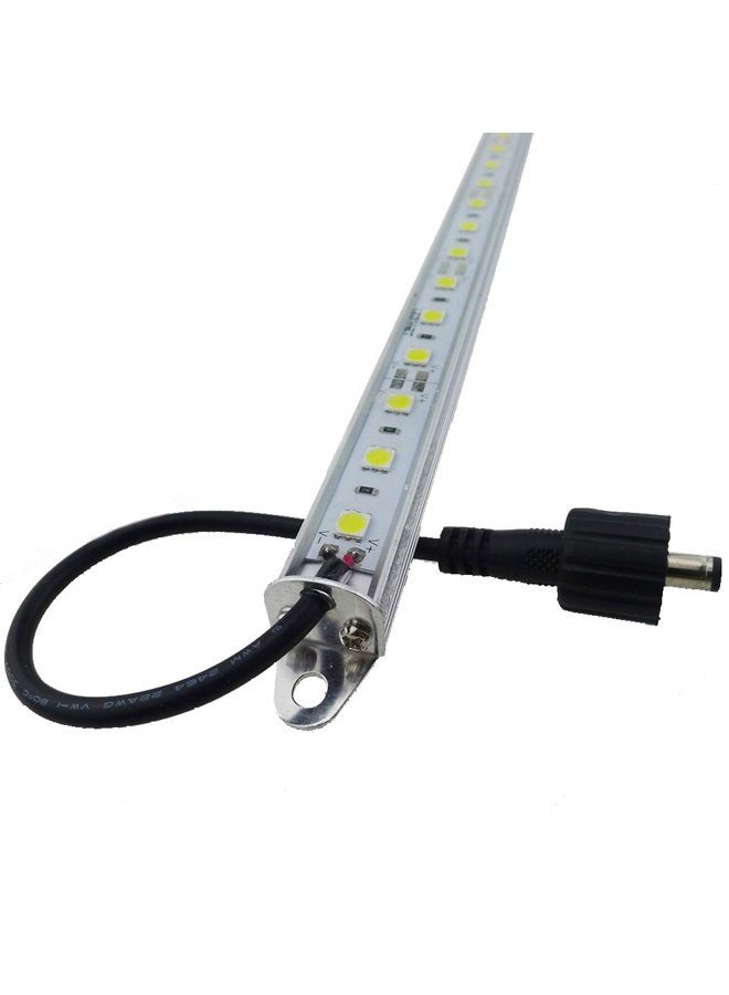 LEDENET 12" 18LEDs 5050 ضوء شريط LED أزرق 460nm لحوض السمك - إضاءة ألمنيوم مقاومة للماء 12V DC - Image 4