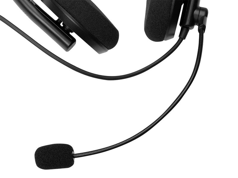 Monoprice WFH 3.5mm + USB Wired Back to Basics Web Meeting Headset - Lightweight, with Adjustable Mic and USB Inline Controller, for Virtual Meetings - Workstream Collection - Image 5