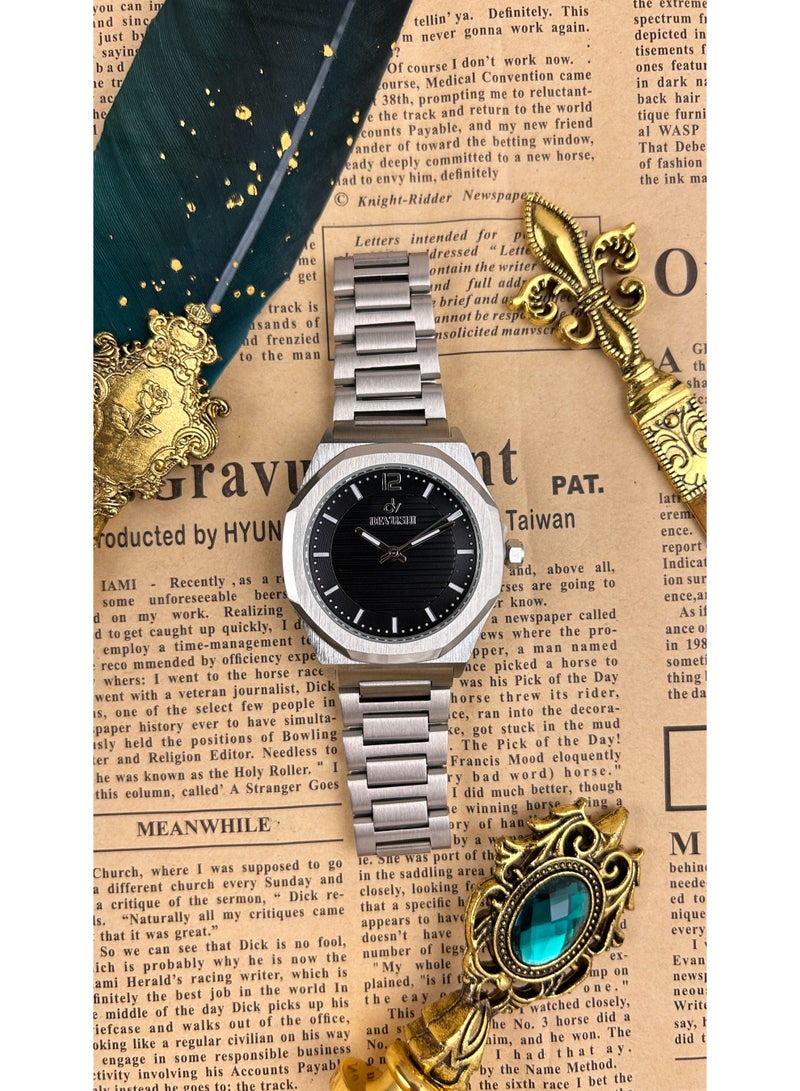 ديفوشي ساعة يد رجالية استيل ضد الماء من ماركة ديفوشي - Image 3