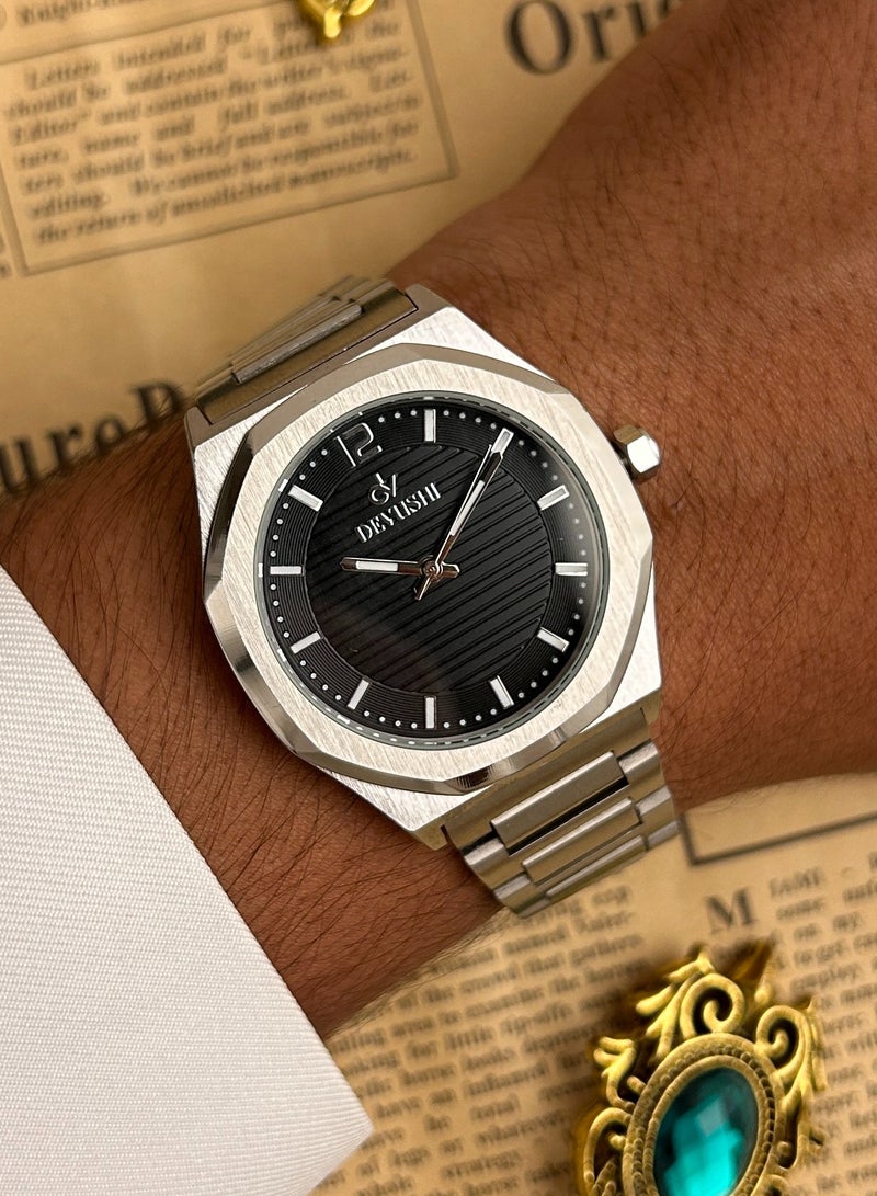 ديفوشي ساعة يد رجالية استيل ضد الماء من ماركة ديفوشي - Image 1