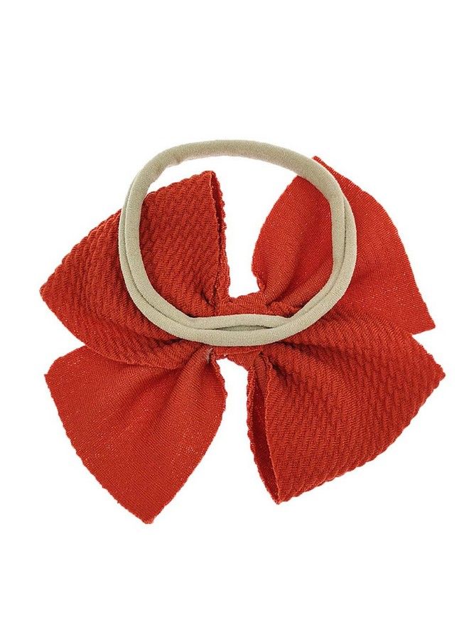 Toptim Baby Girl Headbands And Bows For Newborn Infant Toddler Photographic Accessories 4.7" Bow (18 Pack) - Image 5