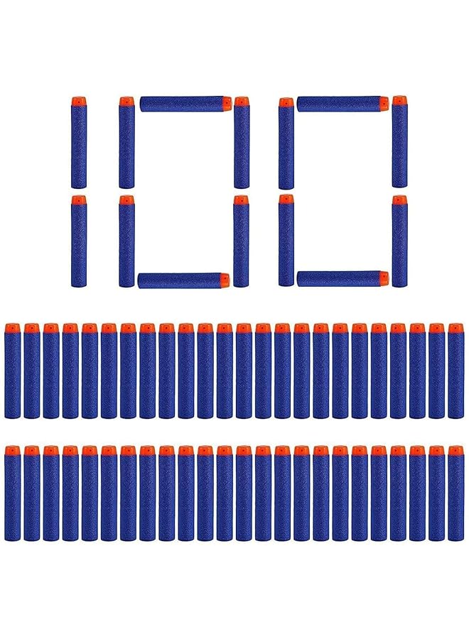 Mumoo Bear 100Pcs 7.2Cm Refill Bullet Darts For N Strike Elite Series Blasters Kid Toy Gun - Image 1
