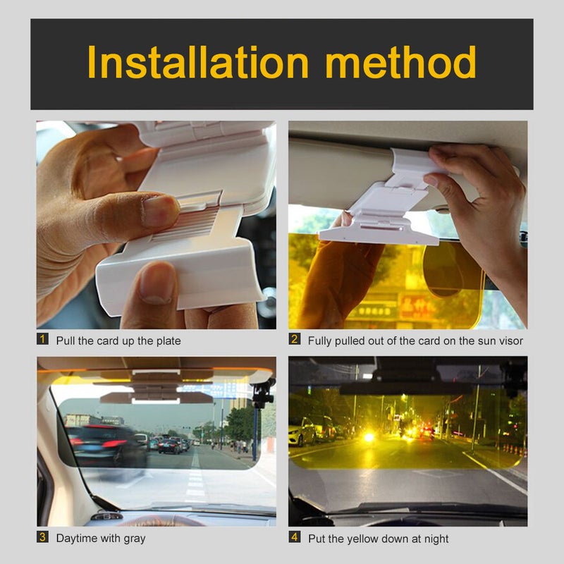 Car Sun Visor Goggles HD Day Night Anti-dazzle Mirror - Image 5