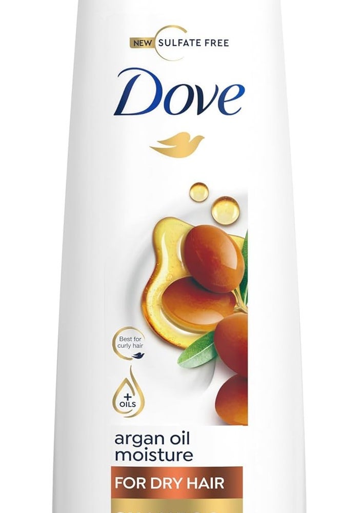 Dove Argan Oil Moisture Shampoo for Dry Hair - Image 1