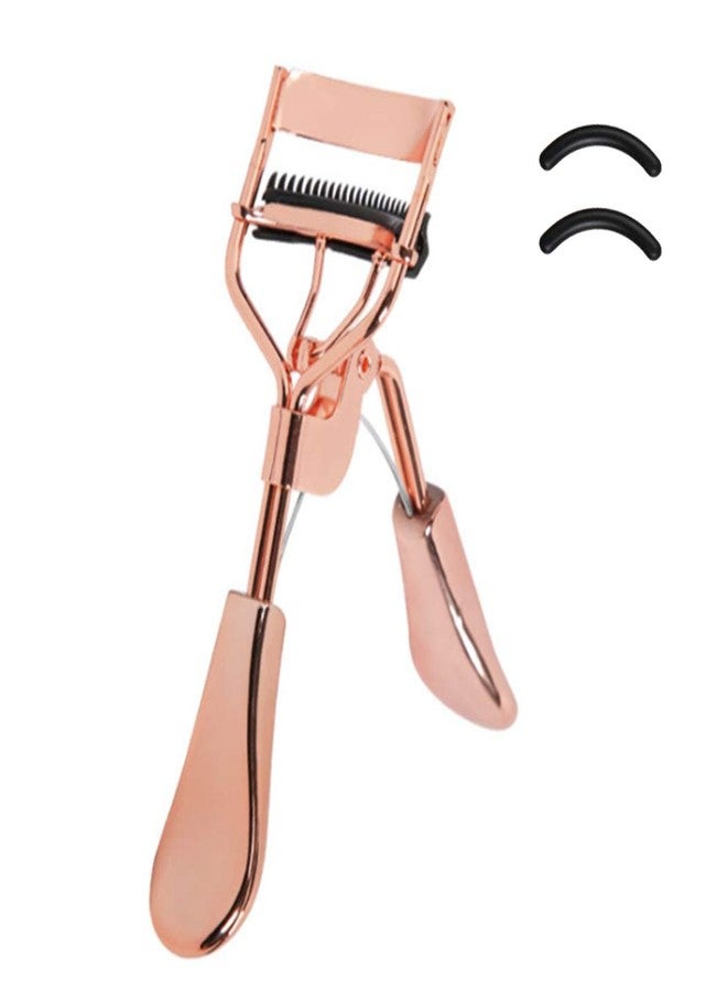Uranian Beauty Eyelash Curler Comb Eyelash Curlers with 2 Silicone Refill Pads Premium Lash Curler Makeup Tool for Women and Girls - Image 1