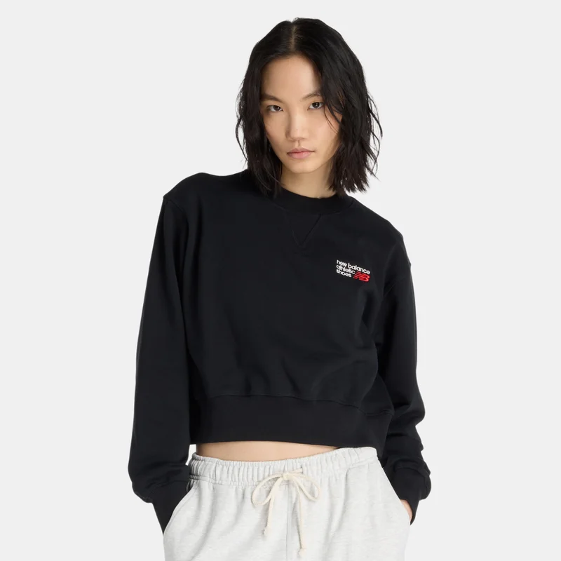 New Balance Women's Athletics Premium Logo Sweatshirt