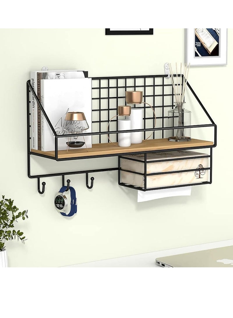 بيوينتي الخشب الجدار شنقا نوع تخزين الرف - Image 1