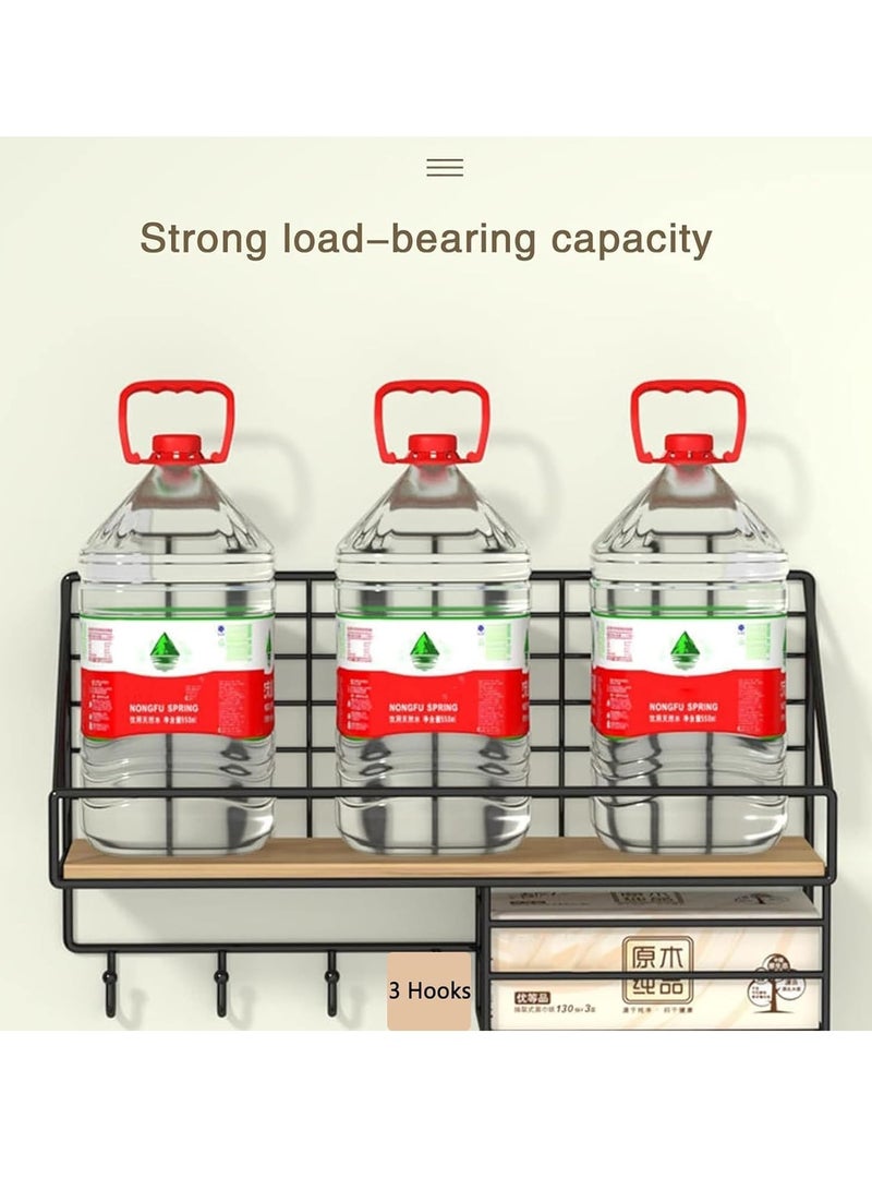 بيوينتي الخشب الجدار شنقا نوع تخزين الرف - Image 3