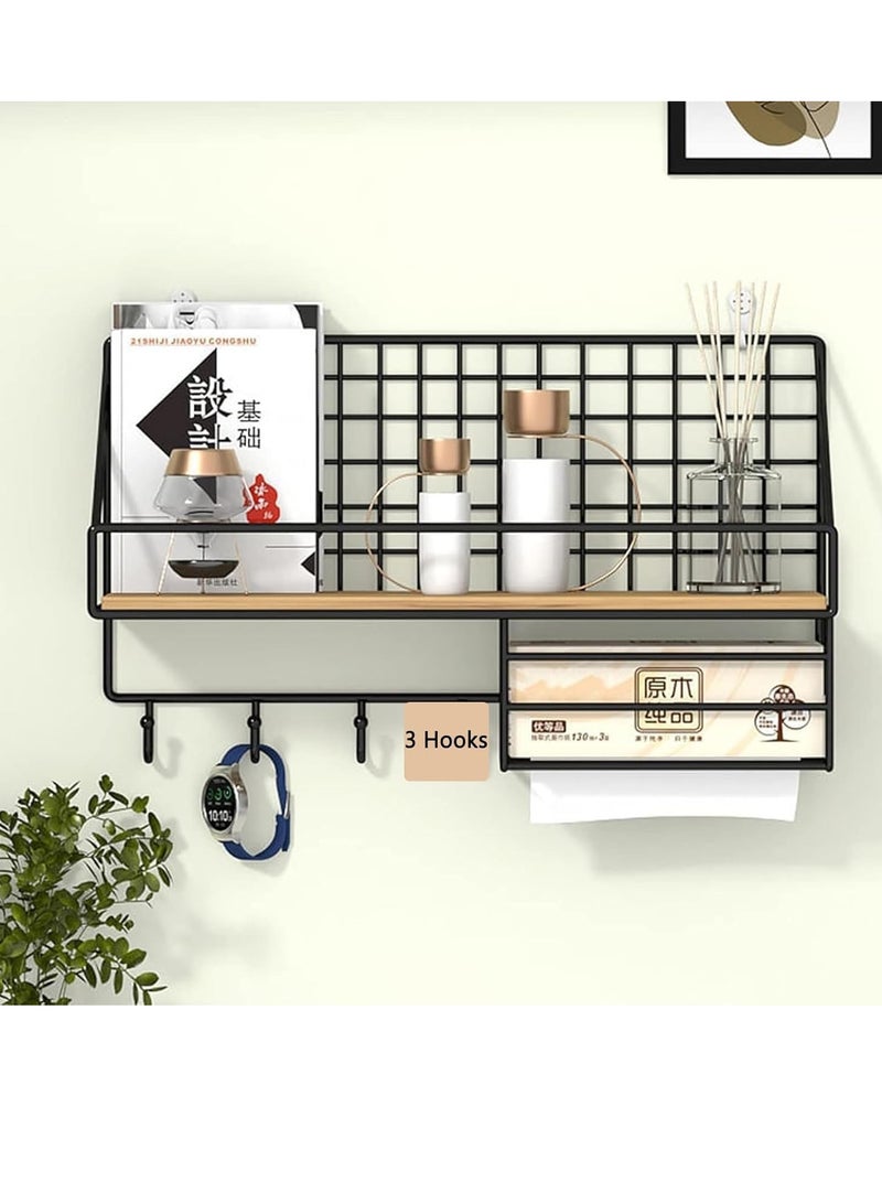 بيوينتي الخشب الجدار شنقا نوع تخزين الرف - Image 4