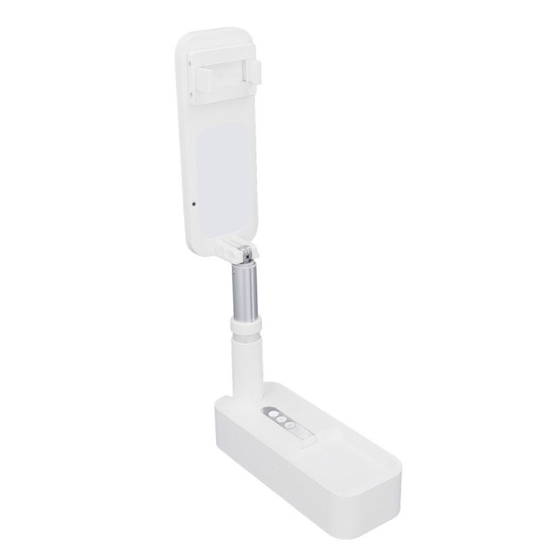 Extendable Selfie Stand 360 Degree Rotation with Phone Holder Rechargeable Wireless Foldable 7 Brightness LED Light for Live Streaming Photography - Image 4