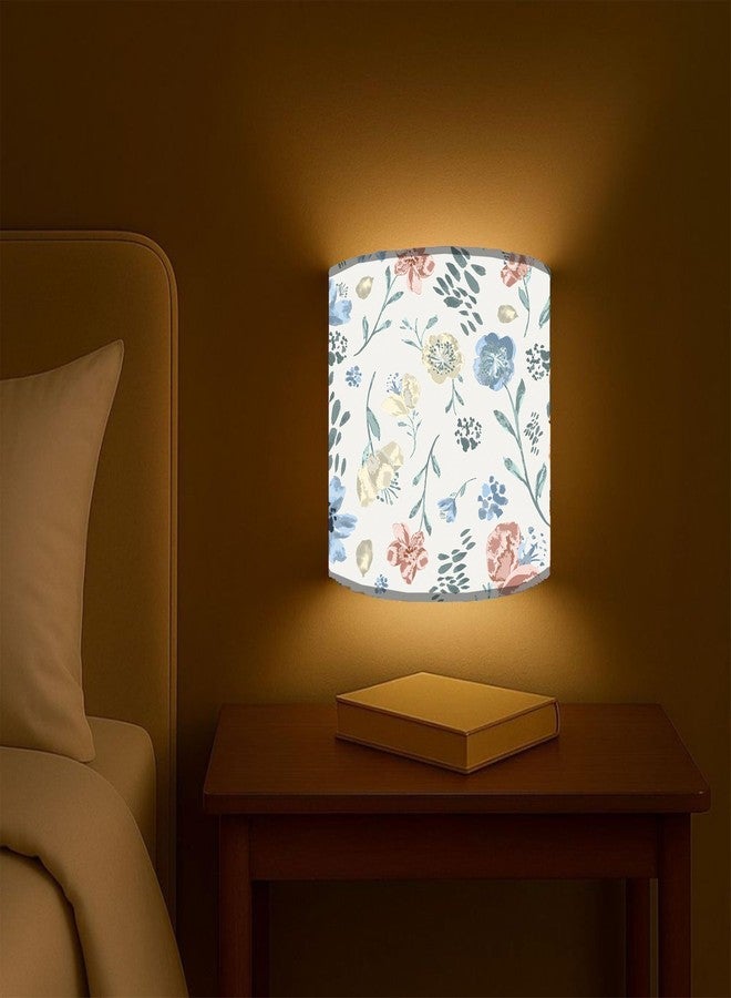 Nutcase Designer Arc Wall Mounted Lamp Lights Half Shade Bedside Fabric Lampshade Sconces - with B22 Brass Holder and Bulb - Image 2