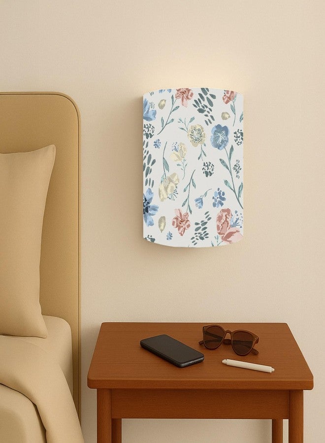 Nutcase Designer Arc Wall Mounted Lamp Lights Half Shade Bedside Fabric Lampshade Sconces - with B22 Brass Holder and Bulb - Image 4
