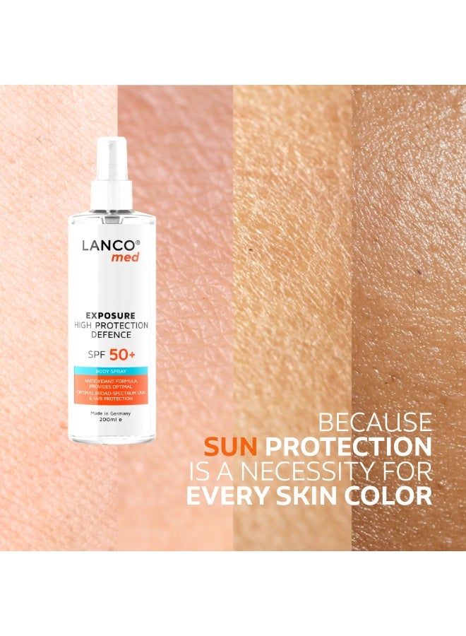 لانكو ميد لانكوميد رذاذ واقٍ للجسم بمعامل حماية +SPF 50 - Image 2