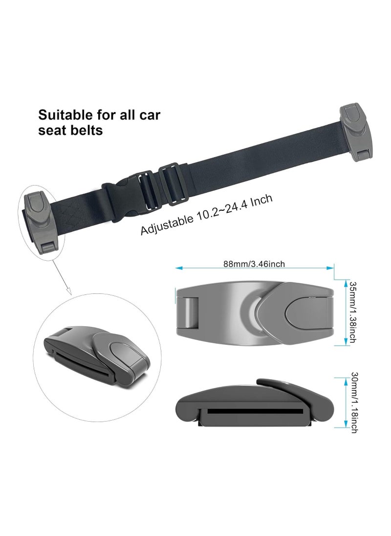 Generic Kids Seat Belt Adjuster Car Seatbelt Adjuster with Clip and Position Belt Strap for Kids Protect Shoulder and Neck Seat Belt Adjuster for Kids Short Adults  - Image 5