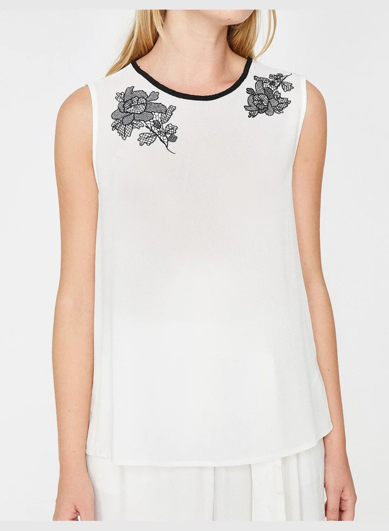 KOTON Embellished Detailed Blouse