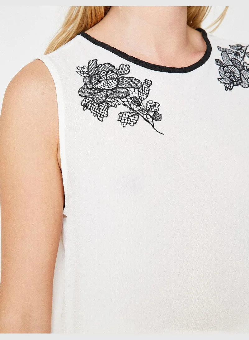 KOTON Embellished Detailed Blouse