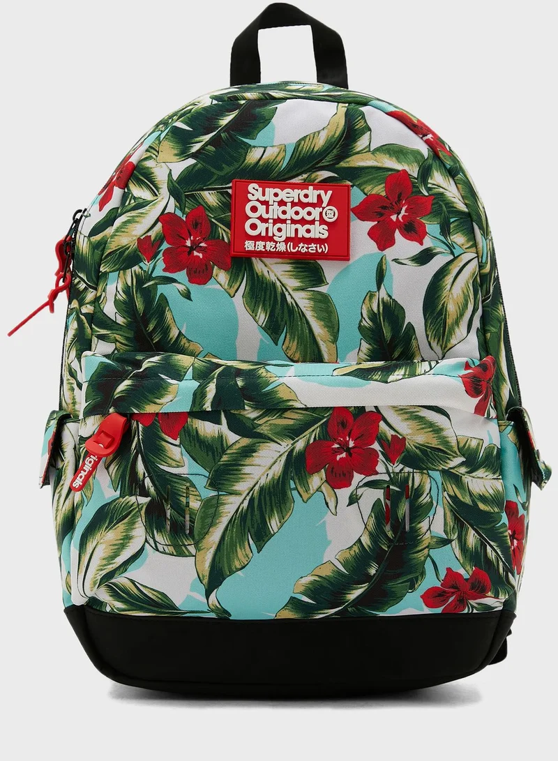 Superdry Floral Print Top Handle Backpack