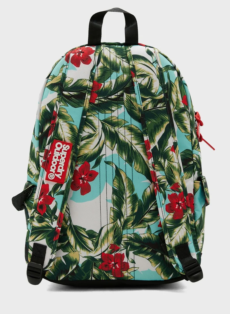 Superdry Floral Print Top Handle Backpack