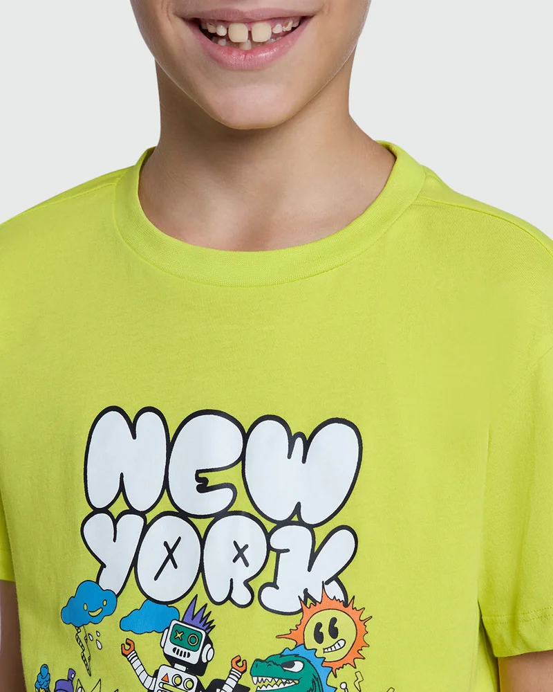 Ovs Evening Primrose Tee For Boys By OVS