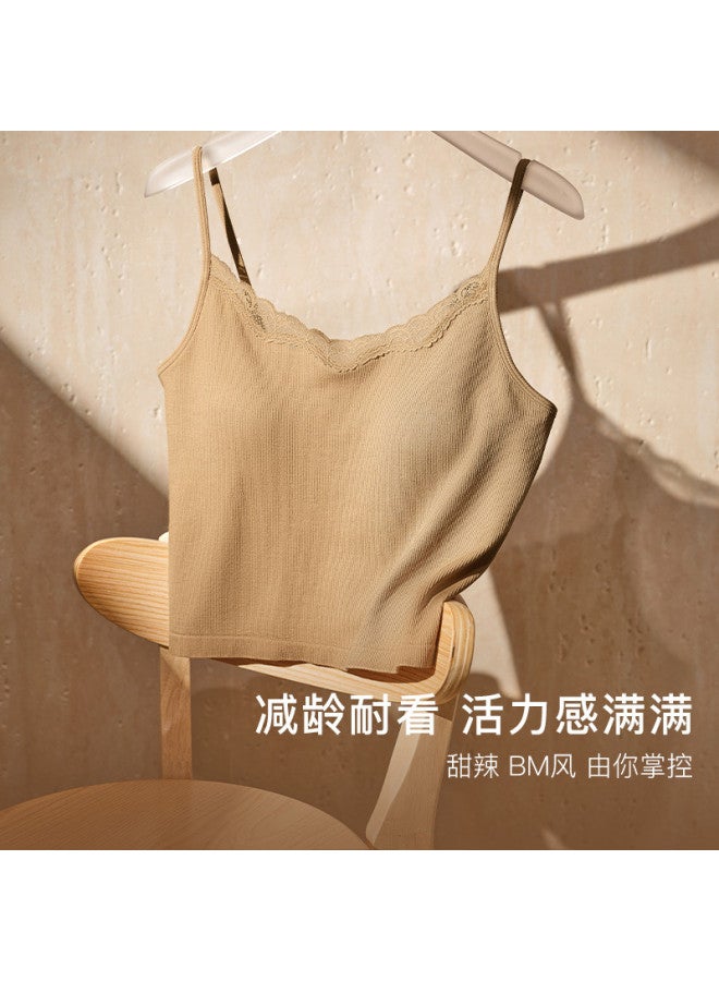 ubras 2025 New Padded Backless Cami With Built-In Bra, Soft Touch Underwear For Women - Image 5