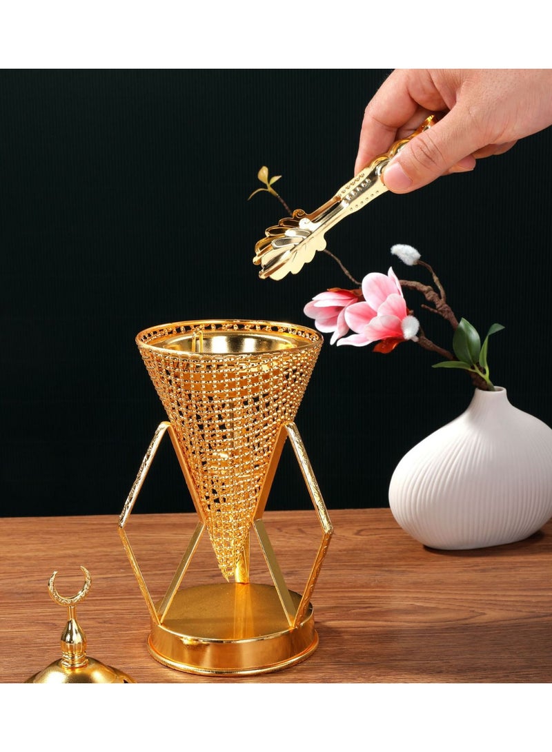 Incense Tongs 5.9" - Vintage Floral Handle - Image 2