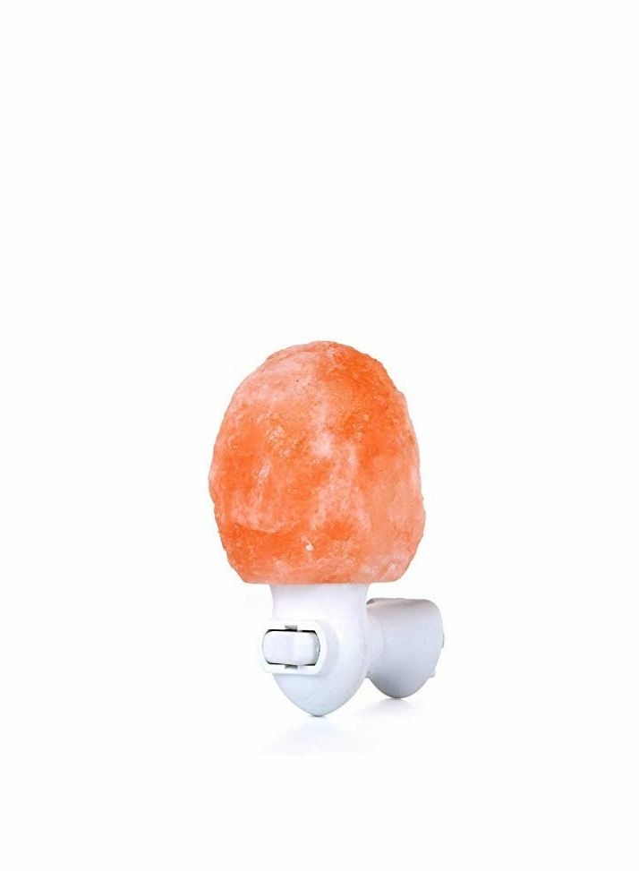 SYOSI Natural Crystal Himalayan Salt Wall Lamp - Air Purifying Night Light 360° Rotatable Plug 15W Bulb  - Image 1