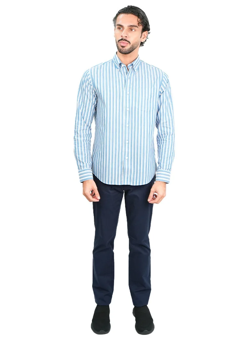 GIORDANO  Men’s Cotton Oxford Wrinkle Free Long-Sleeve Shirt for Men | Best Price UAE