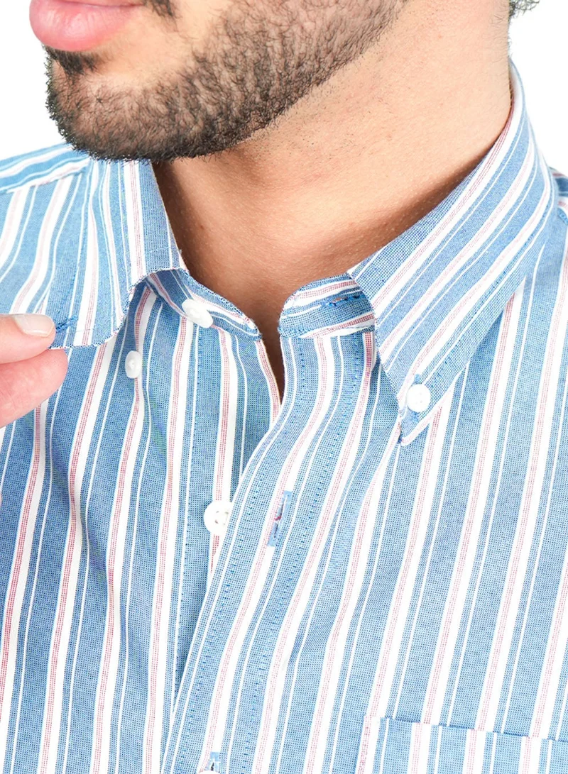 GIORDANO  Men’s Cotton Oxford Wrinkle Free Long-Sleeve Shirt for Men | Best Price UAE