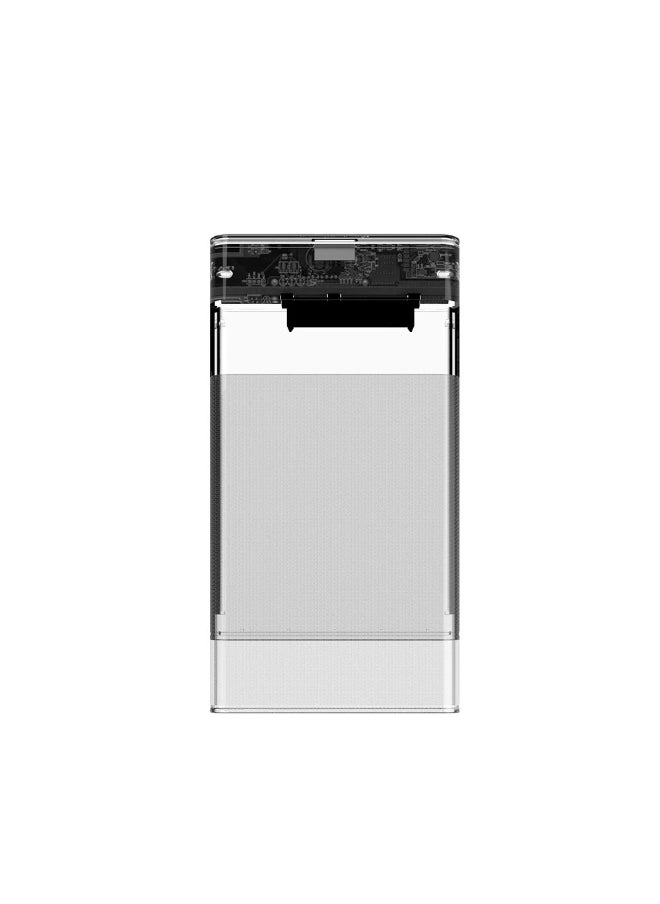 UNITEK USB3.0 to 2.5 Inch Hard Disk , SSD Enclosure, HDD,SSD Box, Supports Up to 5GBps Data Transfer Speed, Portable HDD Enclosure Transparent, Tool Free.  - Image 2