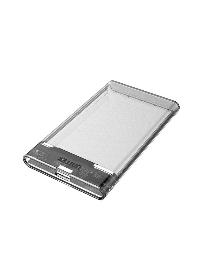 UNITEK USB3.0 to 2.5 Inch Hard Disk , SSD Enclosure, HDD,SSD Box, Supports Up to 5GBps Data Transfer Speed, Portable HDD Enclosure Transparent, Tool Free.  - Image 1