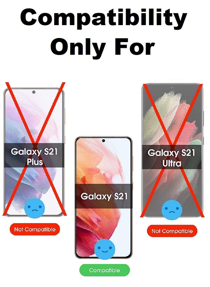 Super Tempered Glass Screen Protector Clear Designed For Samsung Galaxy S21 Full Screen Coverage And Bubble Free - Image 2