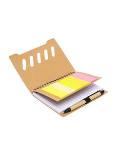 ATKET 12x16cm Size Notebook With Sticky Notes And Pen Set  - Image 2