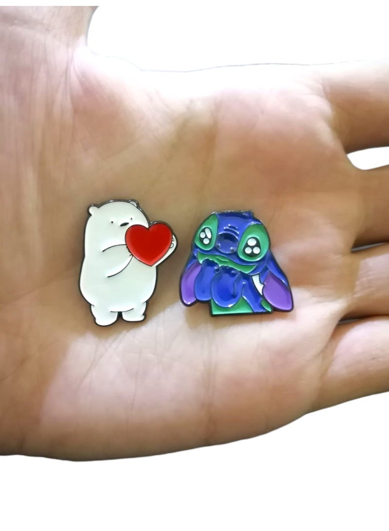 Beautiful stickers suitable for all types of mobile phones, two pieces. - Image 1
