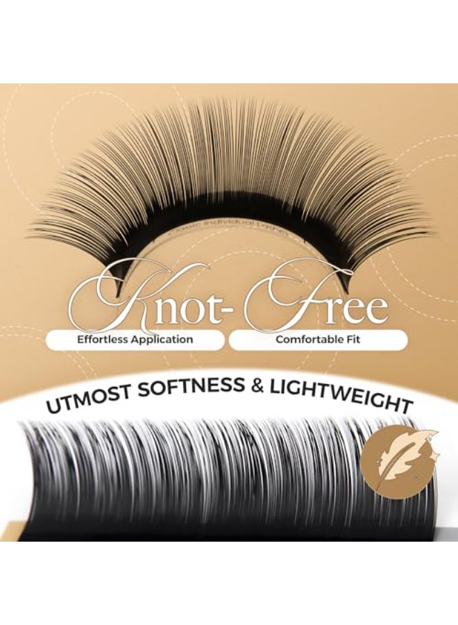 LASHVIEW Eyelash ExtensionsIndividual Lashes Premium Single Classic Lashes015 Thickness CC Curl 815mm Mixed TrayNatural Semi Permanent EyelashesSoft ApplicationFriendlyMink Lashes - Image 4