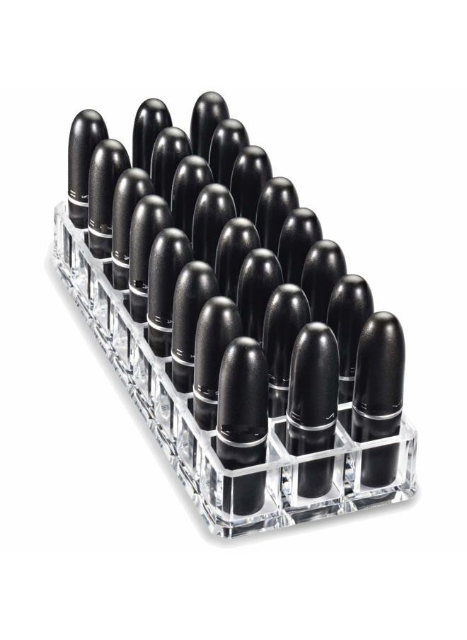 BY ALEGORY byAlegory Acrylic Lipstick & Acrylic Lip Gloss Organizer 48 Space Beauty Cosmetic Storage - Clear  - Image 2